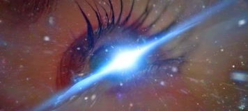 仰望星空-眼睛-光芒四射-光线