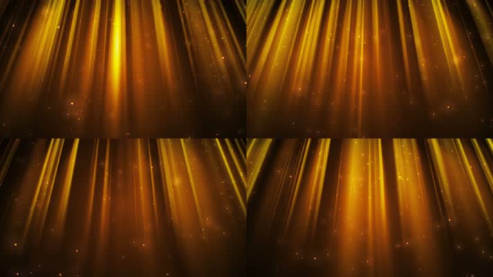 【4K】大气金色背景光线