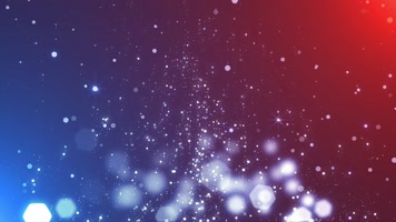 唯美蓝红粒子背景循环