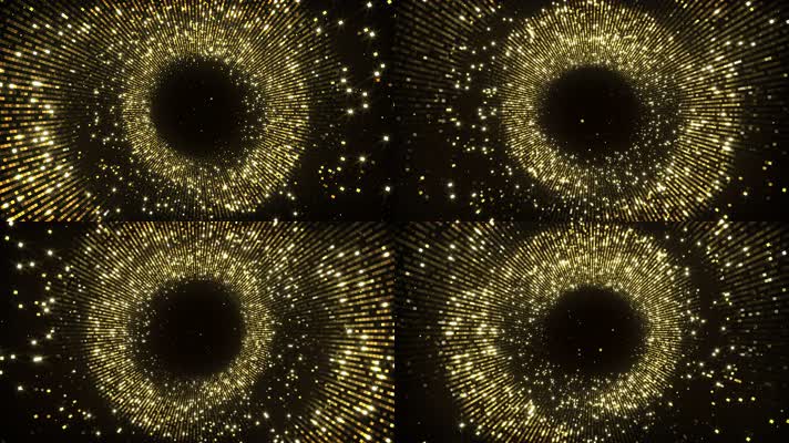 闪烁的金色粒子线条背景