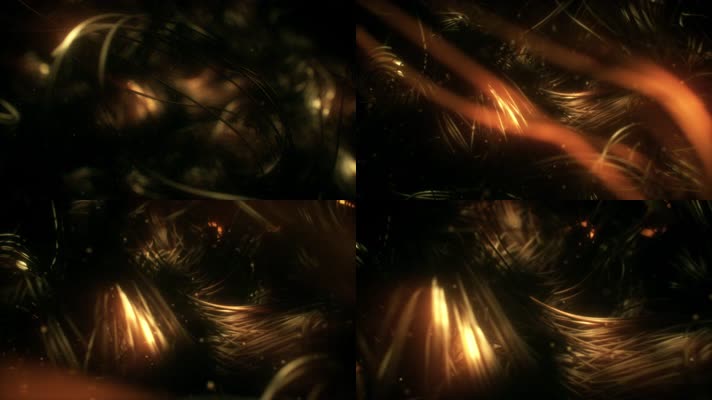 神秘的金色隧道