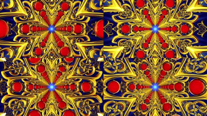 豪华装饰艺术动画背景