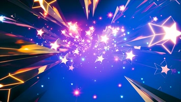 金色星空动画背景