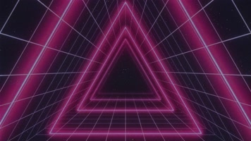 霓虹赛博朋克酒吧VJ背景素材