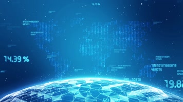 科技空间网格数字背景循环