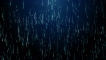 【4k】蓝色星光粒子掉落背景