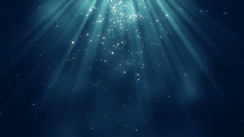 【4K】蓝色粒子光线