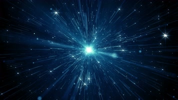 蓝色星光粒子背景