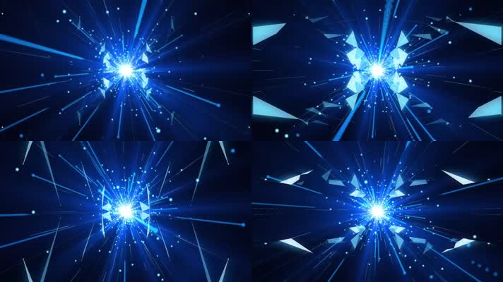 唯美光线光束穿梭VJ动感LED舞台背景素