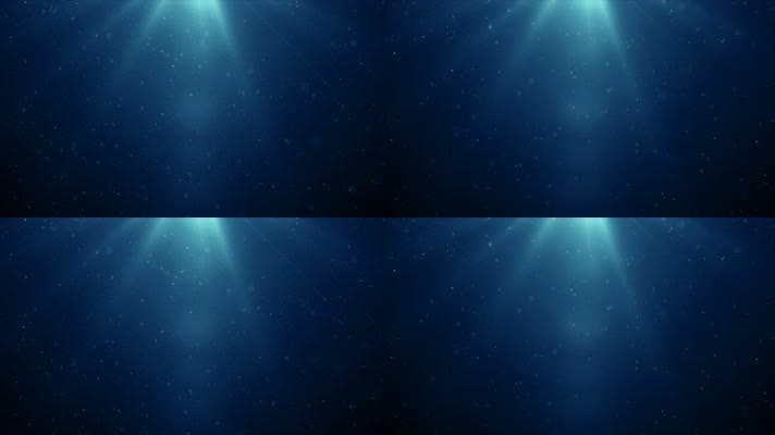 【4K】蓝色粒子光线