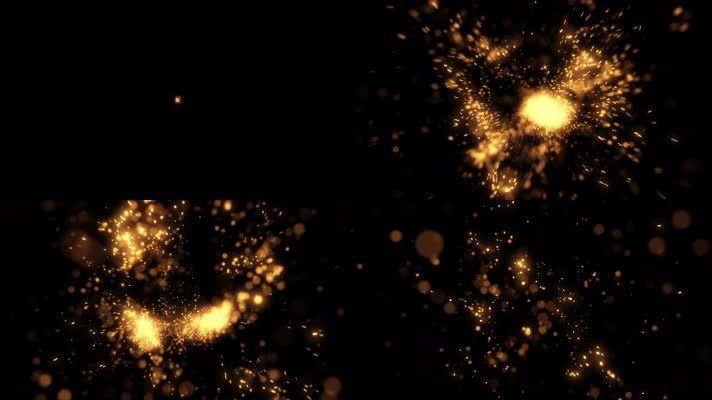金色粒子爆炸05