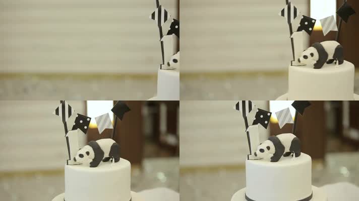 熊猫生日蛋糕 熊猫  