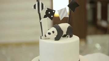 熊猫生日蛋糕 熊猫  