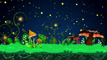 卡通童话梦幻背景循环