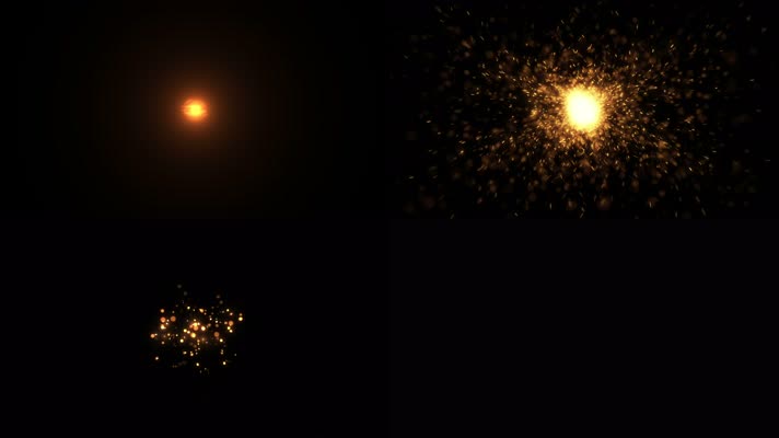 金色粒子爆炸09