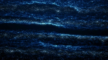 【4k】蓝色星光粒子背景