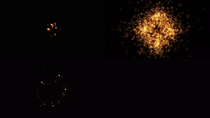 金色粒子爆炸07