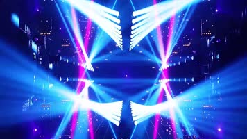 超劲爆光效节奏穿梭几何极品狂野dj灯光秀