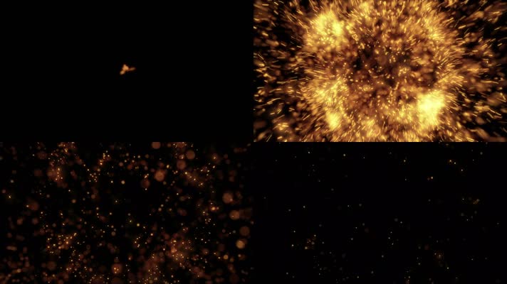 金色粒子爆炸06