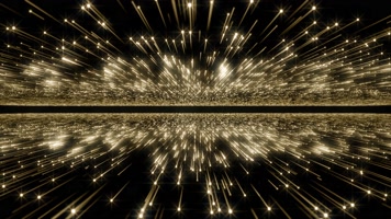 可循环梦幻金色粒子颁奖典礼晚会舞台背景