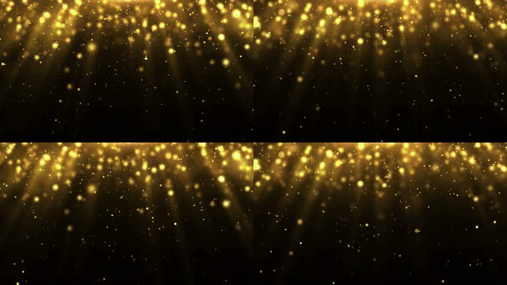 【4K】金色颁奖粒子背景