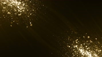 【4K】金色粒子背景
