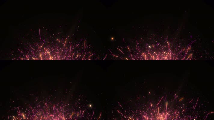 【4K】紫色粒子喷发