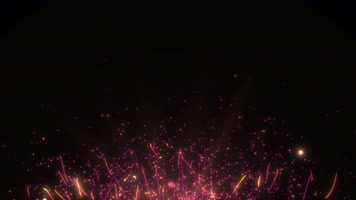 【4K】紫色粒子喷发