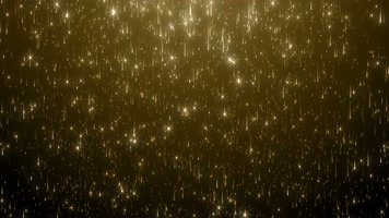 金色粒子流星背景