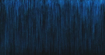 4K蓝色粒子幕帘舞台背景视频