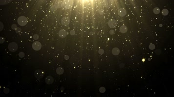 可循环梦幻金色粒子颁奖典礼晚会舞台背景