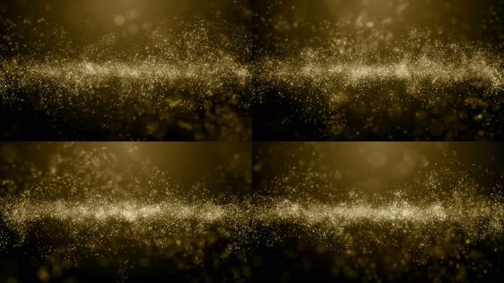 【4K】金色粒子背景