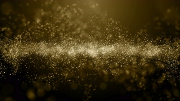 【4K】金色粒子背景