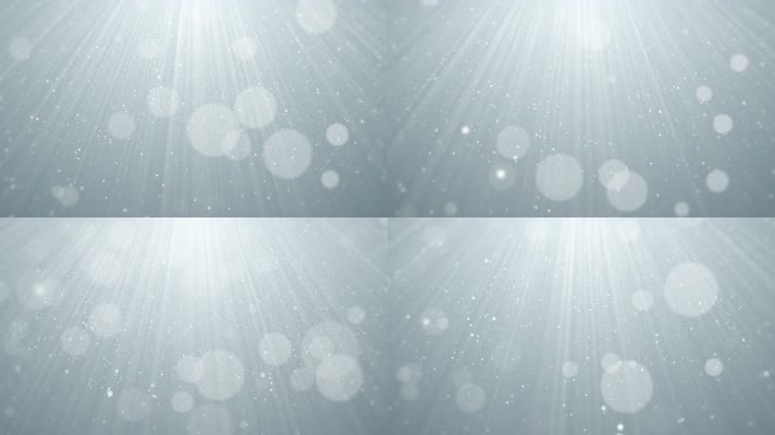 【4K】白色粒子光线