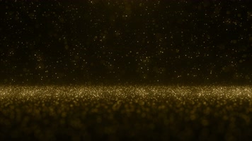 【4K】金色粒子背景