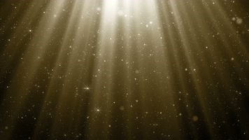 【4K】金色粒子光线