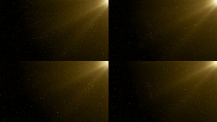 【4K】金色粒子光线