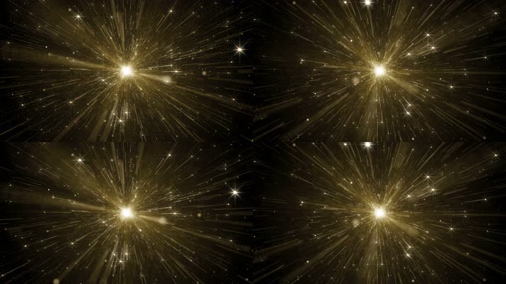 可循环梦幻金色粒子颁奖典礼晚会舞台背景