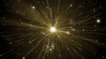 可循环梦幻金色粒子颁奖典礼晚会舞台背景