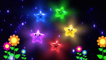 卡通一闪一闪亮晶晶配乐成品