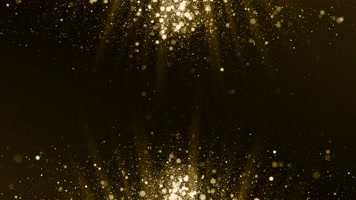 【4K】金色粒子背景