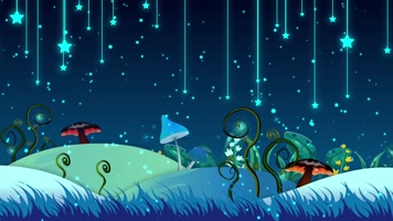 梦幻卡通童话背景循环