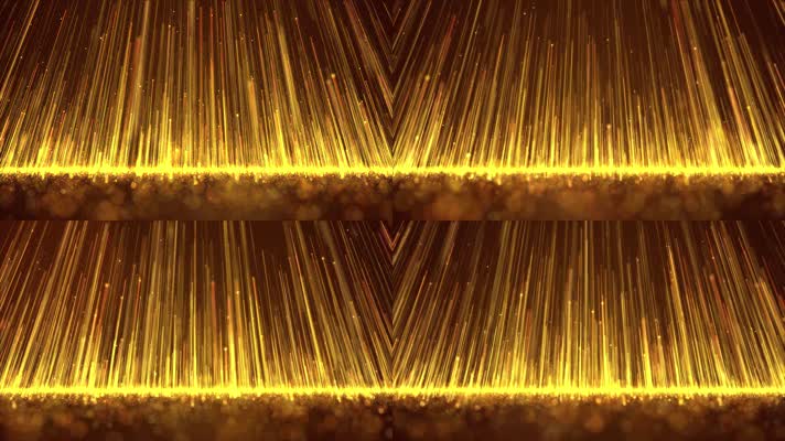 大气金色线条颁奖视频