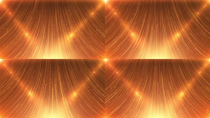 金色流光线条颁奖背景