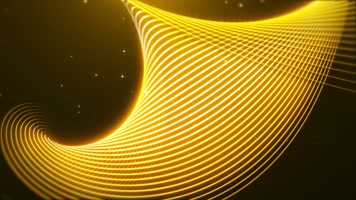 梦幻金色粒子线条颁奖典礼晚会舞台背景