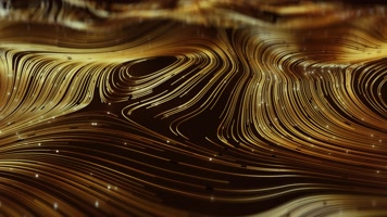 【4K】金色粒子旋涡