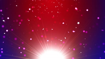 红色炫光粒子背景