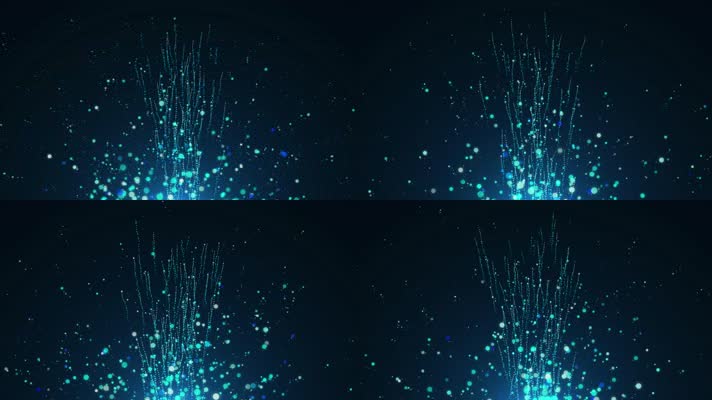 4K粒子树舞台背景循环