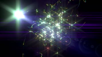 光效线条彩条舞台背景