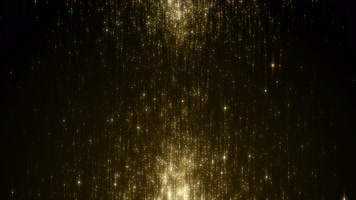 【4K】金色粒子背景